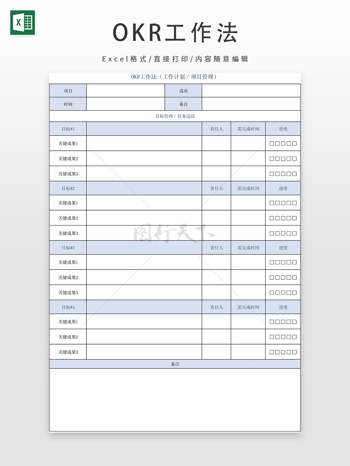 OKR工作法（工作计划项目管理）